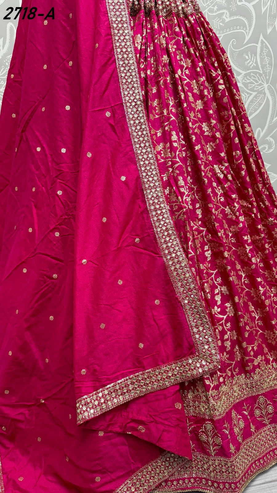 Anjani Art 2718A &amp; 2718B Rimzim Viscose Wholesale Lehenga Catalog — Wholesale Lehenga, MPA wholesale from Surat — view 8